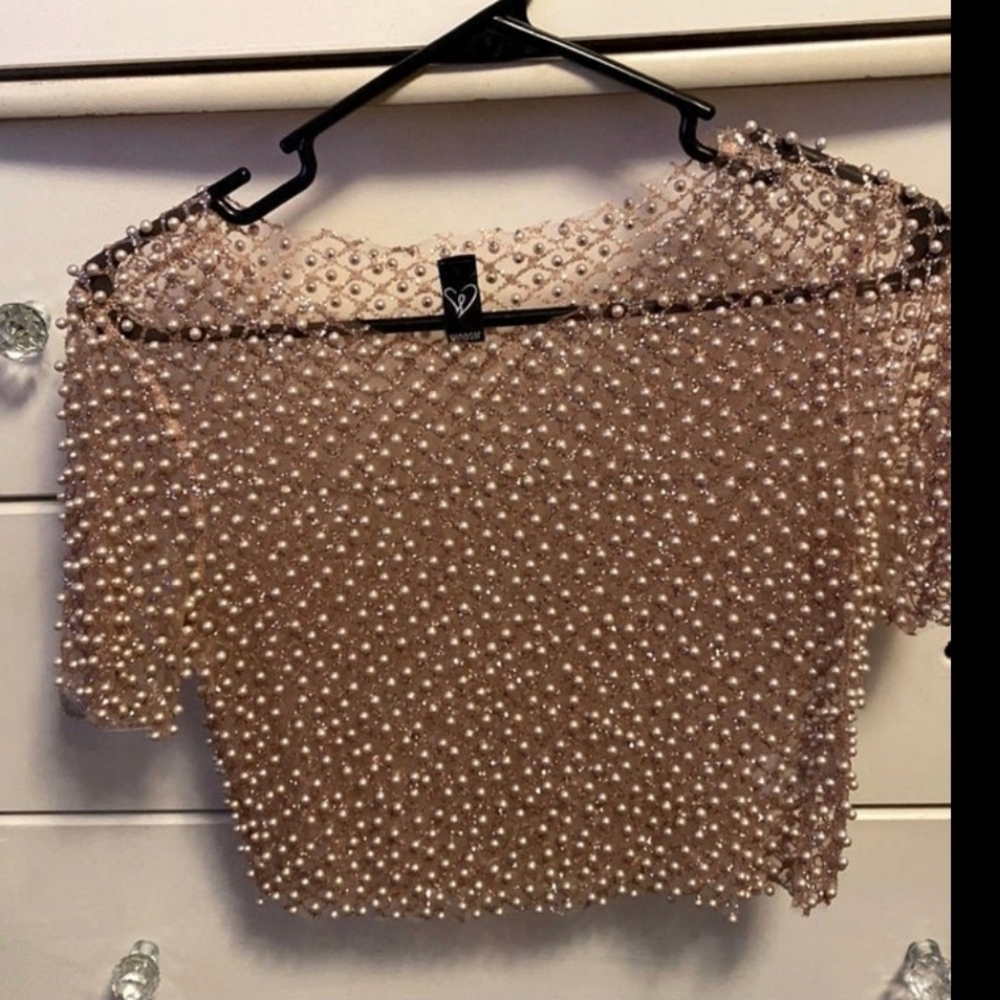 Windsor Beaded Sheer Top